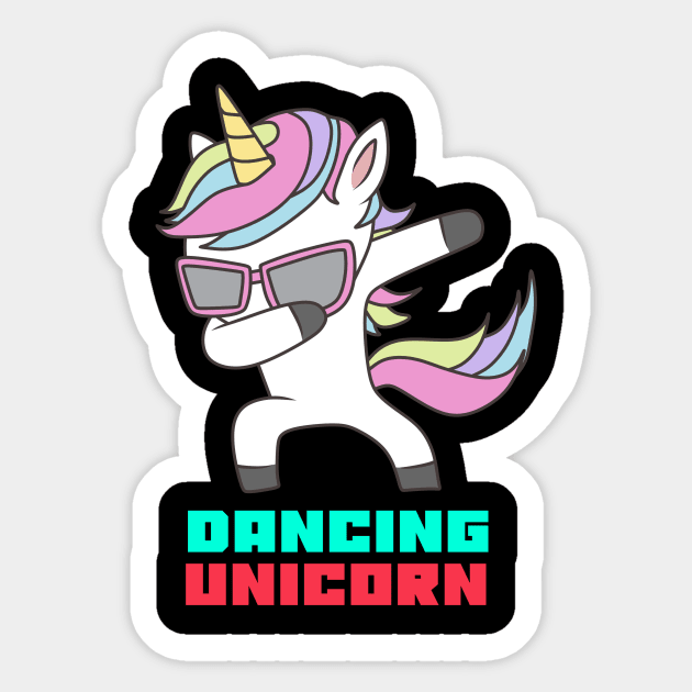 Dancing Unicorn | Cute Baby Sticker by KidsKingdom